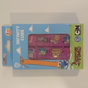 CN Adventure Time Purple  Infinity Cube Fidget Toy for Kids Stocking stuffer NIB